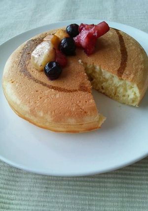 2手間でダブルふわふわホットケーキ-レシピのメイン写真