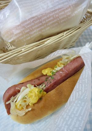 青空の下で♫　簡単☆SPAMドック-レシピのメイン写真