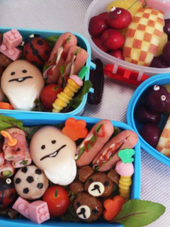 キャラいっぱい弁当-レシピのメイン写真