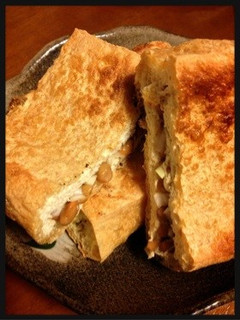 納豆お揚げ焼き-レシピのメイン写真
