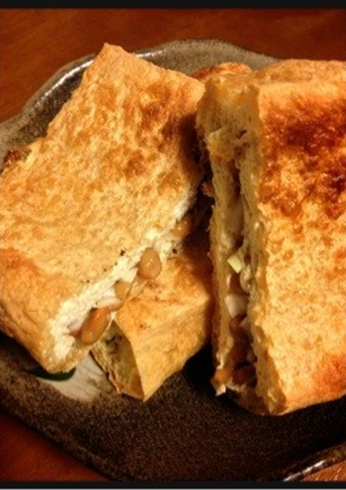 納豆お揚げ焼き-レシピのメイン写真
