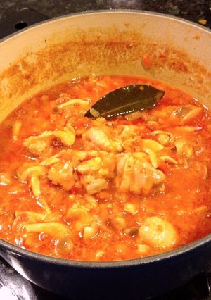 チキンカチャトーラ(トマト煮込み)-レシピのメイン写真