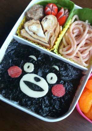 キャラ弁くまモンのりべんくまもん-レシピのメイン写真
