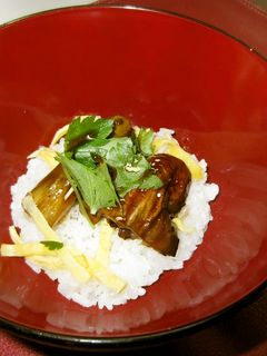 なすの蒲焼き丼-レシピのメイン写真