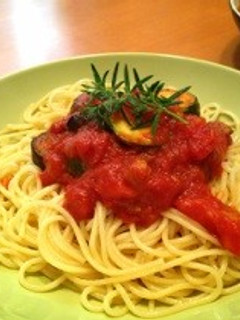 簡単!夏野菜トマトパスタ-レシピのメイン写真