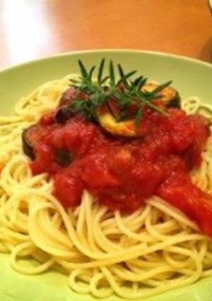 簡単！夏野菜トマトパスタ-レシピのメイン写真