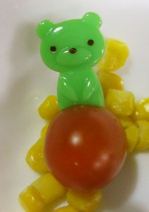 お弁当に♡ミニトマトをピックde可愛く-レシピのメイン写真
