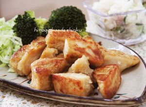 節約♪ヘルシー♪カリッじゅわっの高野豆腐-レシピのメイン写真
