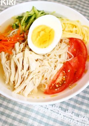 キンキン冷たい彩り塩そうめん-レシピのメイン写真