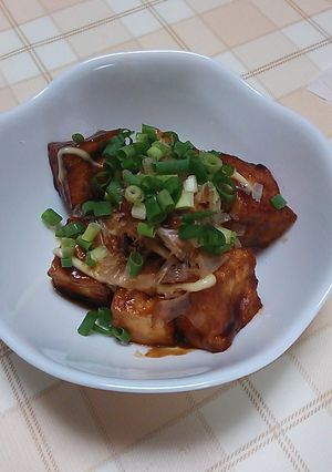 簡単★厚揚げのお好み焼き風-レシピのメイン写真