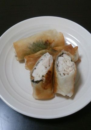 鶏の梅しそ春巻き-レシピのメイン写真