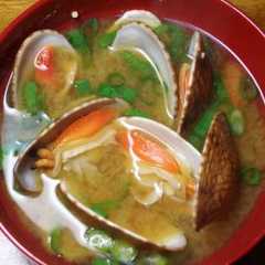รูปของ さつま赤貝のみそ汁