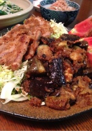 ご飯がすすむ！なすのしょうが焼き-レシピのメイン写真