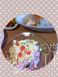 鮭の混ぜ寿司-レシピのメイン写真