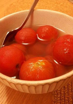 夏にピッタリ*プチトマトのお浸し-レシピのメイン写真