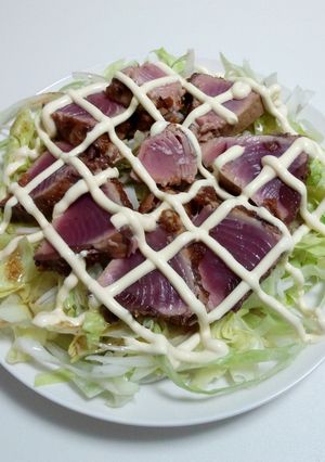 カツオの中華風たたきサラダ-レシピのメイン写真