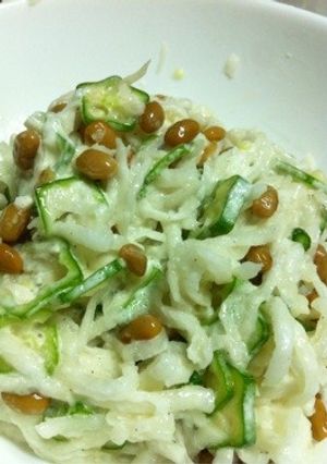 簡単3分大根納豆オクラのマヨネーズサラダ-レシピのメイン写真