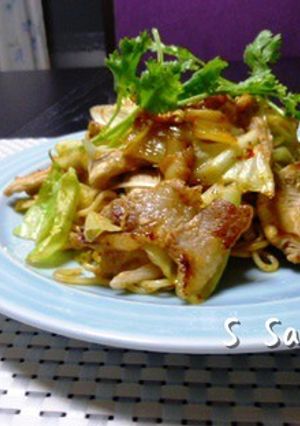 豚キムチ焼きそば-レシピのメイン写真