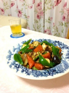 彩り野菜の麻婆豆腐-レシピのメイン写真