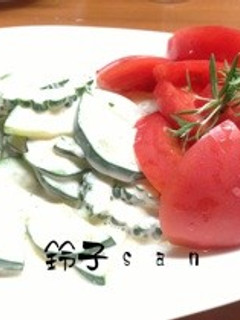 ゴーヤとズッキニーのツナサラダ-レシピのメイン写真