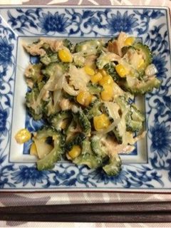 ゴーヤのツナマヨ炒め-レシピのメイン写真