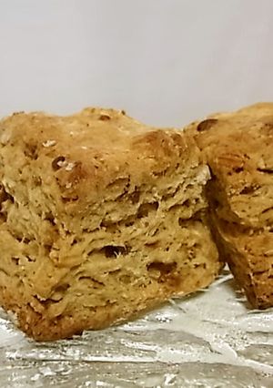 グレープシード油とホエーで押し麦スコーン-レシピのメイン写真
