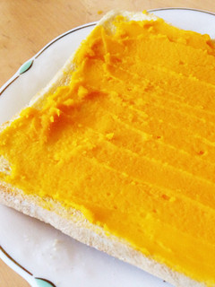 甘〜い♡かぼちゃ餡トースト-レシピのメイン写真