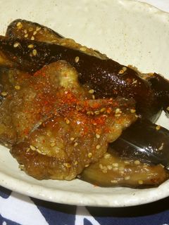 いつもの常備菜 茄子とお揚げの焼きびたし-レシピのメイン写真