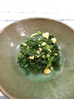 ほうれん草の菜種和え-レシピのメイン写真