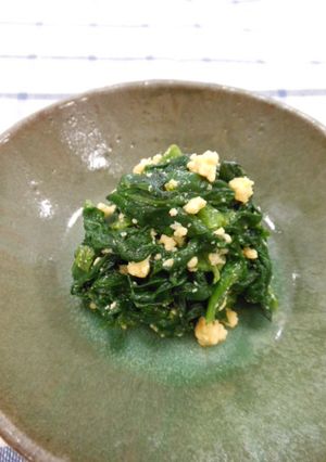 ほうれん草の菜種和え-レシピのメイン写真