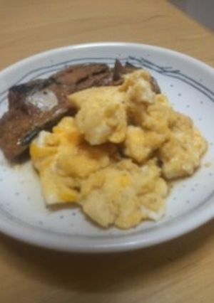 レンジで。さんま缶のタレで玉子焼き-レシピのメイン写真