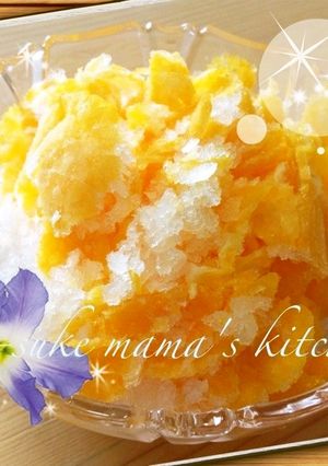 熱中症対策‼アクエリアス☆みかんかき氷ஐ-レシピのメイン写真