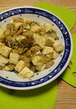 練りごまでコクプラス！麻婆茄子豆腐-レシピのメイン写真