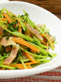 パパッと！豆苗炒め-レシピのメイン写真