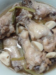 炊飯器で鶏手羽元にんにく煮☆簡単ホロホロ-レシピのメイン写真
