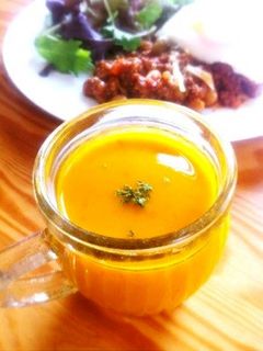 カボチャとパプリカの冷たいポタージュ-レシピのメイン写真