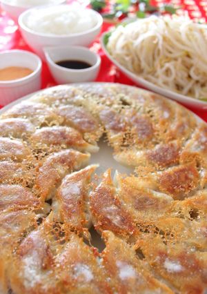 コンスターチで皮パリッ！羽根つき餃子-レシピのメイン写真