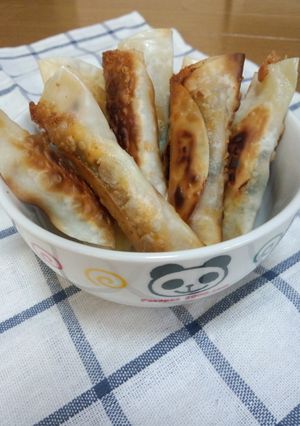 簡単おやつ餃子★卵アレルギーにもOK★-レシピのメイン写真
