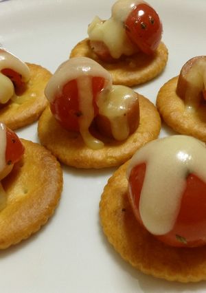 ピザ風おつまみ-レシピのメイン写真