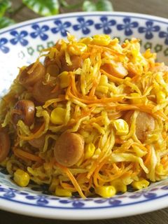 切干し大根とウインナーのカレーマヨ炒め-レシピのメイン写真