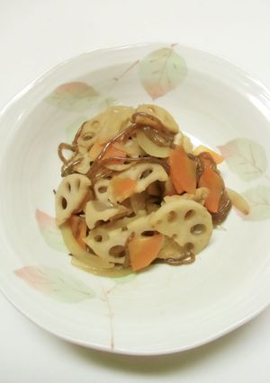 れんこんの重ね煮✿きんぴら風-レシピのメイン写真