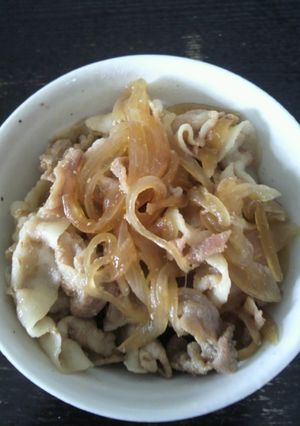 めんつゆ使って簡単､豚丼-レシピのメイン写真