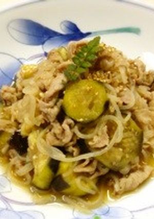 簡単！ご飯に合う〜豚こん茄子-レシピのメイン写真