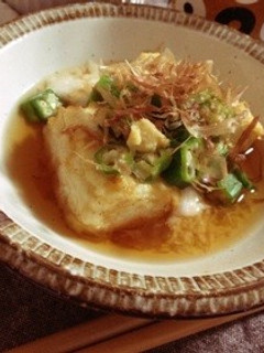 揚げ出し豆腐〜ネバネバのせ〜-レシピのメイン写真