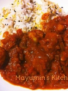時短簡単に本格的トマトカレー!-レシピのメイン写真