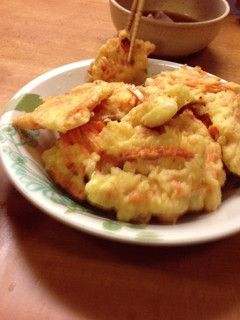 フワさくにんじん天ぷら〜-レシピのメイン写真