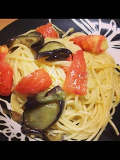 ペペロンチーノ*なすとトマトの夏野菜-レシピのメイン写真