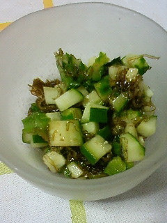 ゴーヤ・きゅうり・納豆昆布-レシピのメイン写真