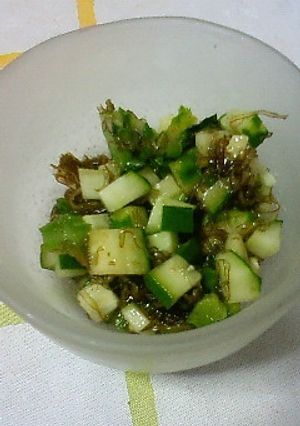ゴーヤ・きゅうり・納豆昆布-レシピのメイン写真