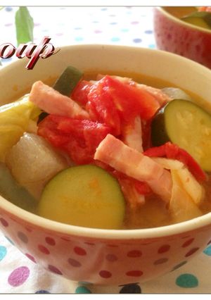 ✿野菜たっぷり簡単ミネストローネ✿-レシピのメイン写真